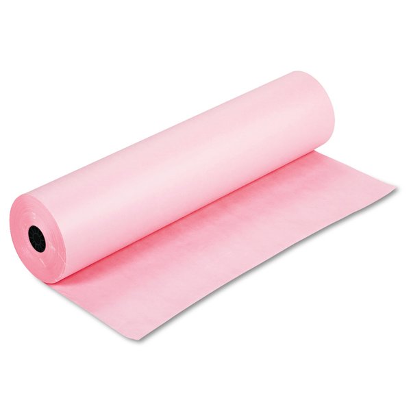 Pacon Spectra ArtKraft Duo-Finish Paper, 48lb, 36" x 1000ft, Pink 67261